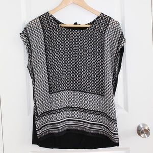 Black & White | The Limited | Blouse